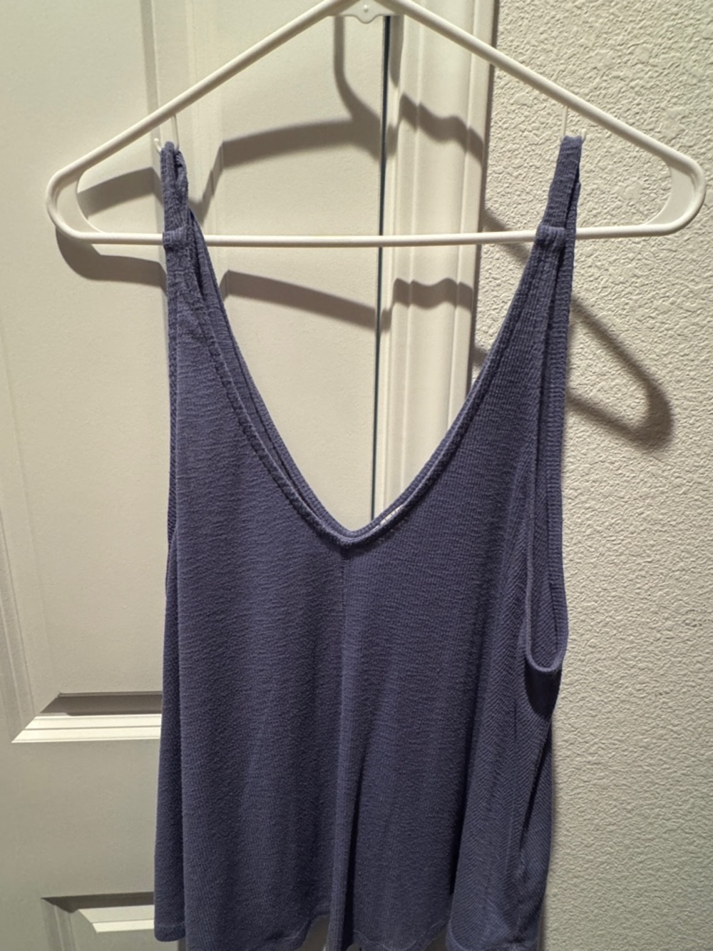 Anthropologie Lavender Scoop-Neck Knit Tank